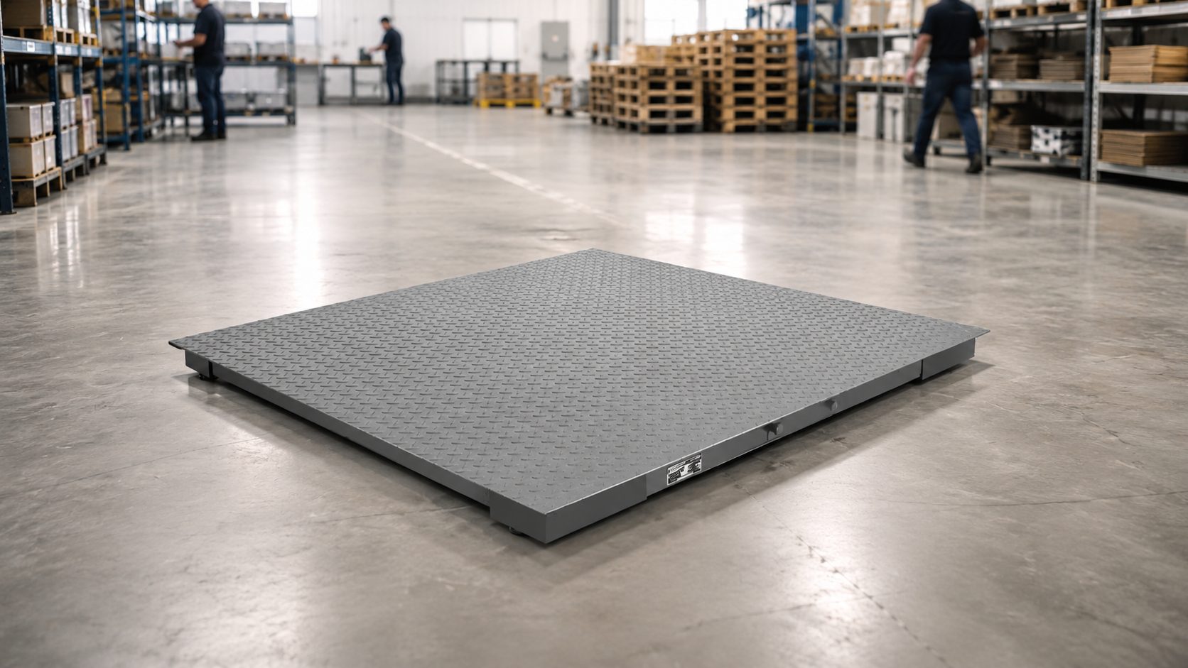 Báscula BAPER-12 de 1500 kg con indicador digital incluido
